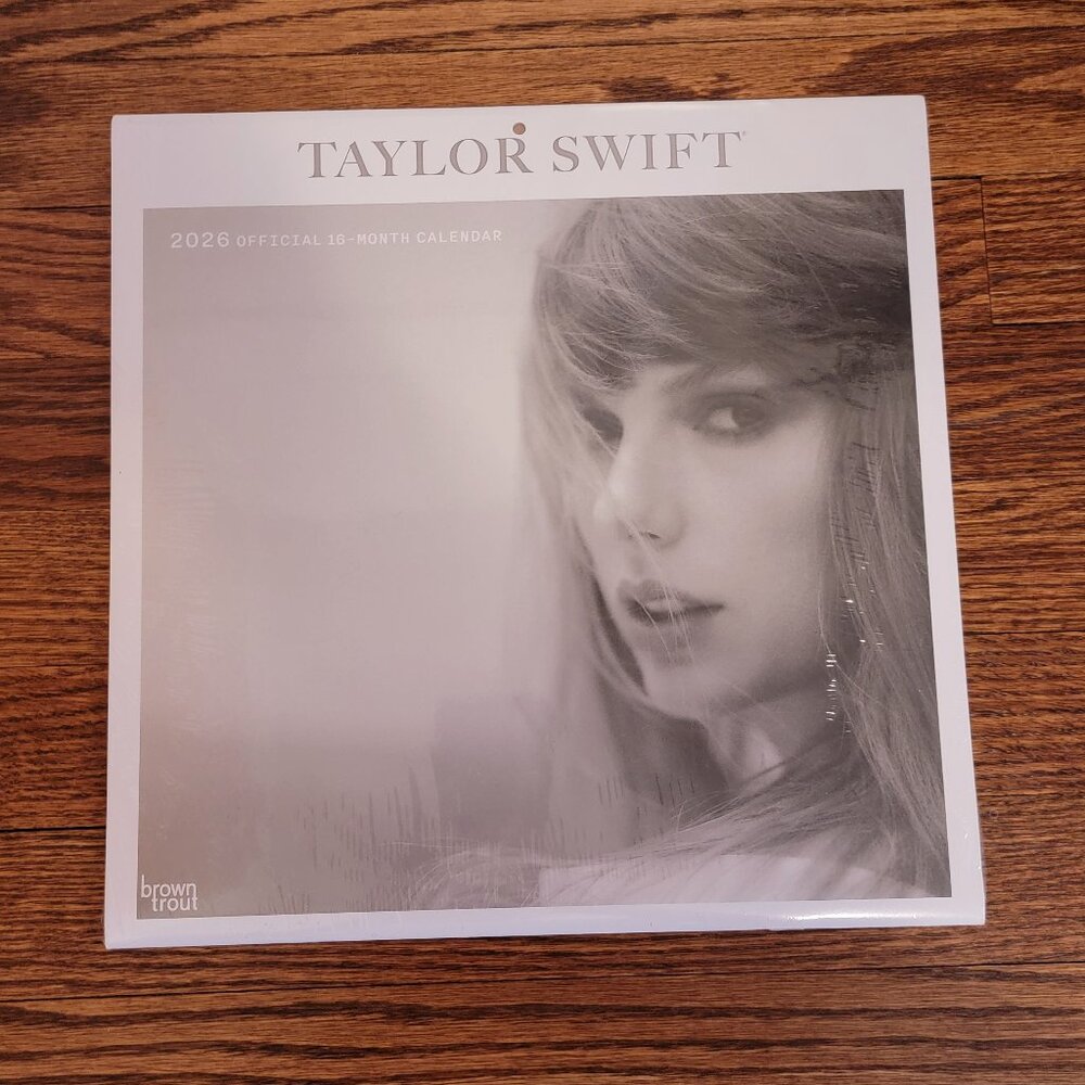 Taylor Swift 2026 Official 16 Month Calendar, 12"x12", Sep 2025-Dec 2026, New